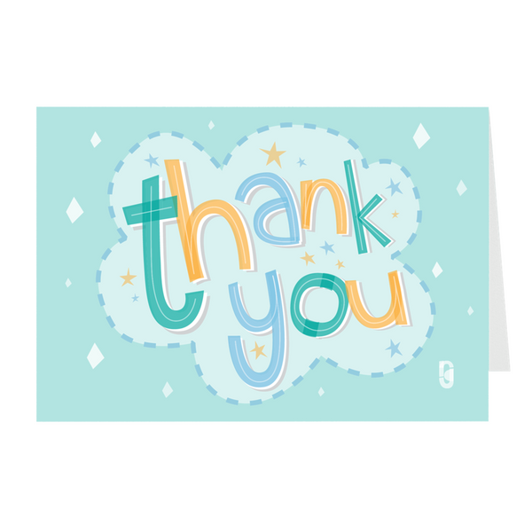 Thank You — 3.5" x 5" Cards and Envelopes