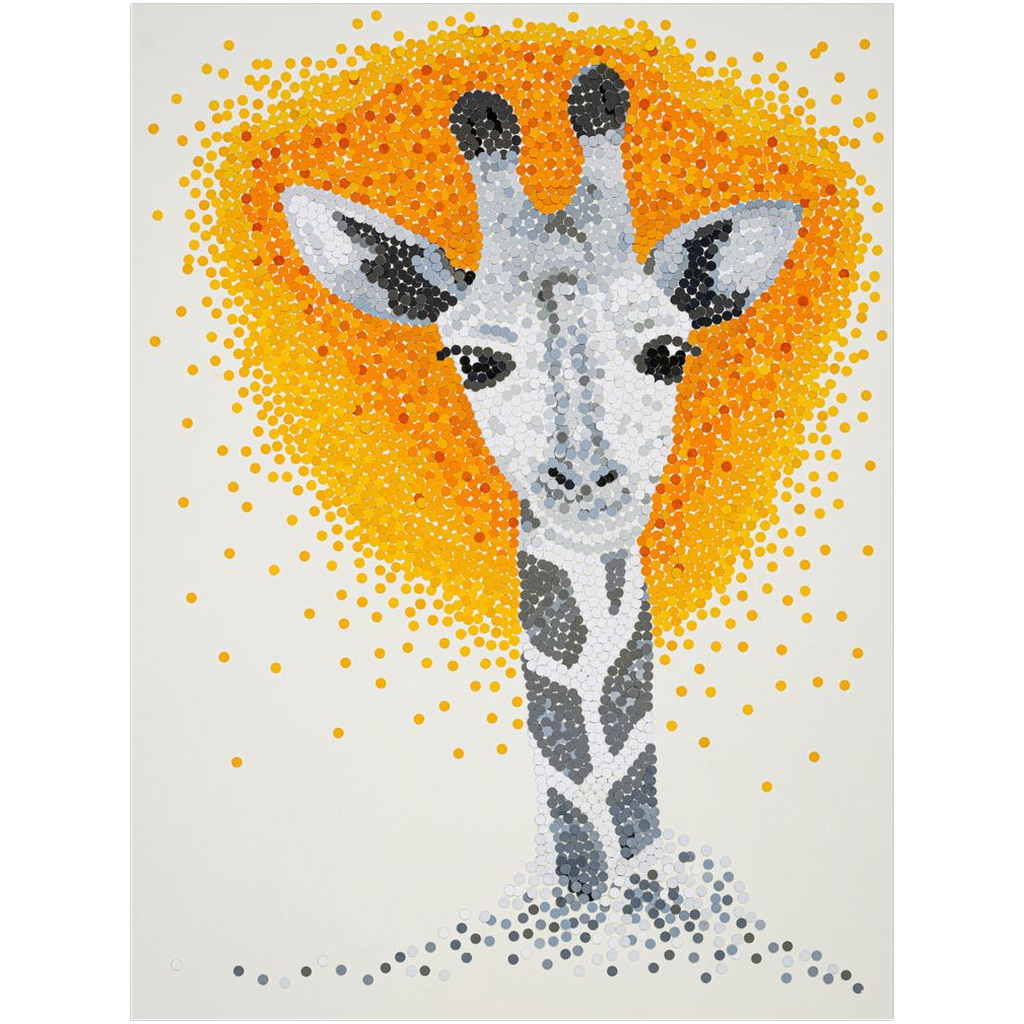 Giraffe (Community) — Hole-Punch Premium Art Print