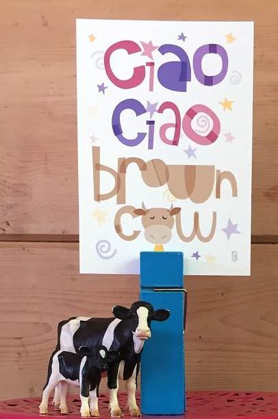 Ciao Ciao Brown Cow — Art Print