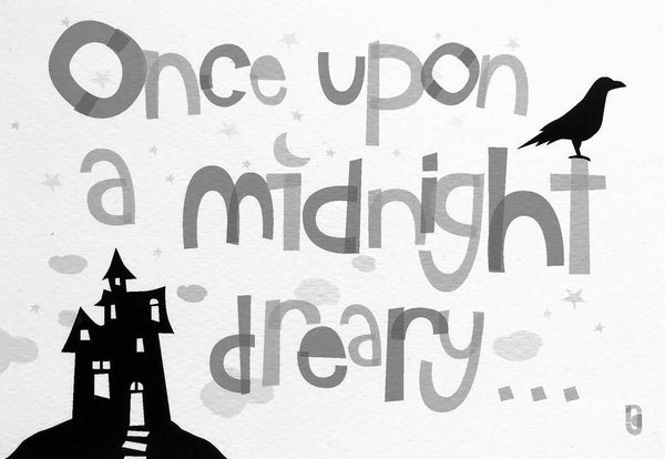 Once Upon a Midnight Dreary — Art Print
