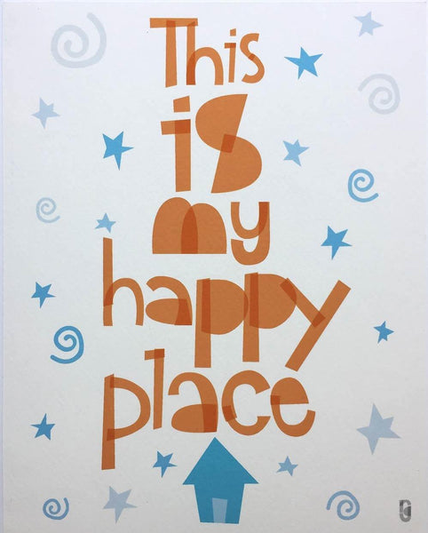This Is My Happy Place — Art Print