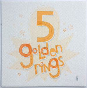 Five Golden Rings — Art Print