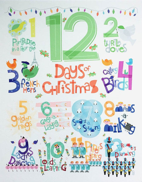 12 Days of Christmas — Art Print
