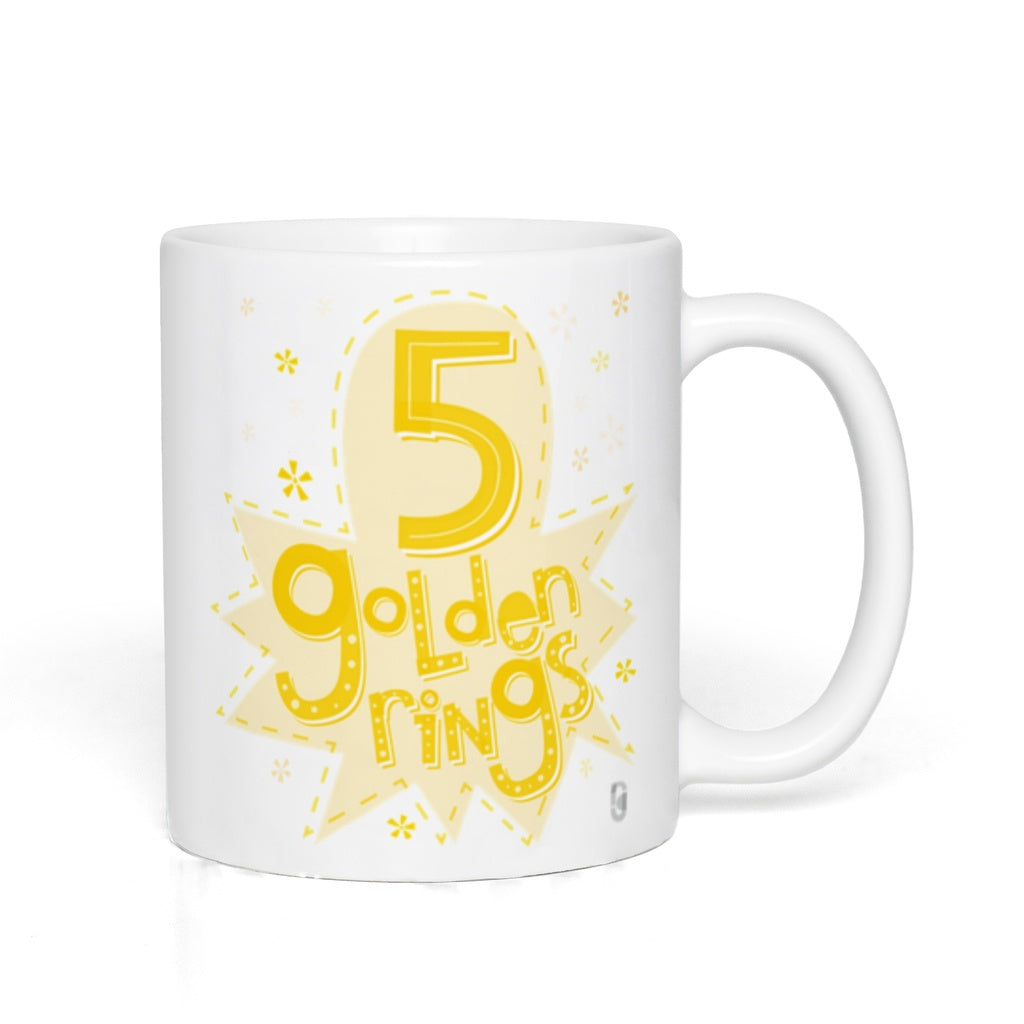Five Golden Rings (The 12 Days of Christmas series) — Coffee Mug